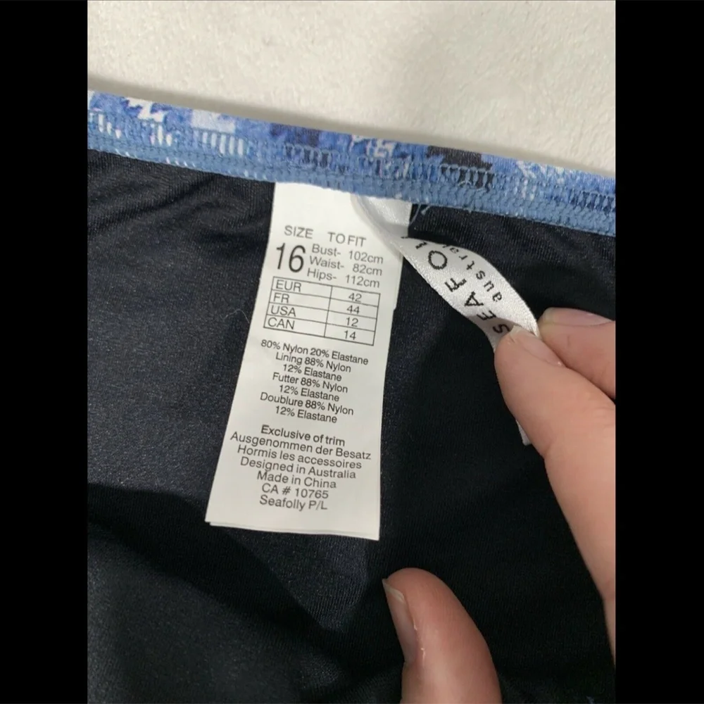 NEW Seafolly Loop Tie Desert Tribe‎ Bikini Bottom